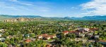 ariel view of Gunnison, CO